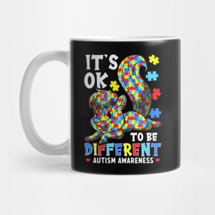 It's OK To Be Different Autism Awareness Puzzle Mug